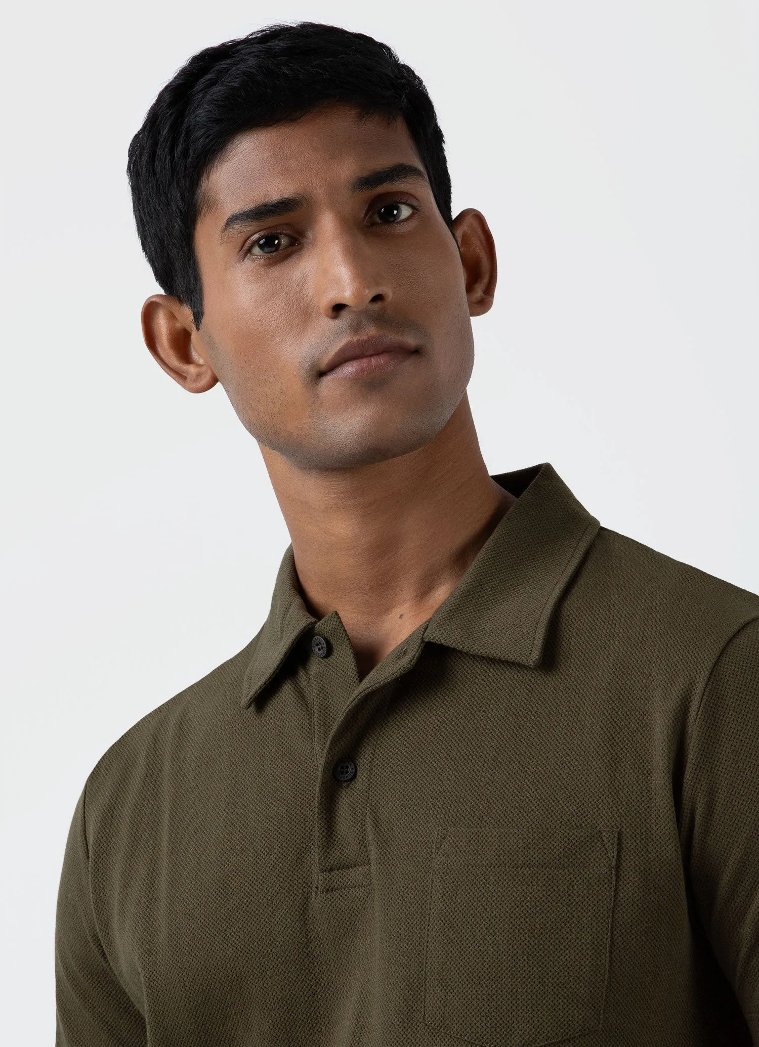 Men's Riviera Polo Shirt in Dark Olive