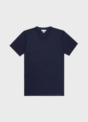 Men's Riviera V-neck T-shirt in Navy