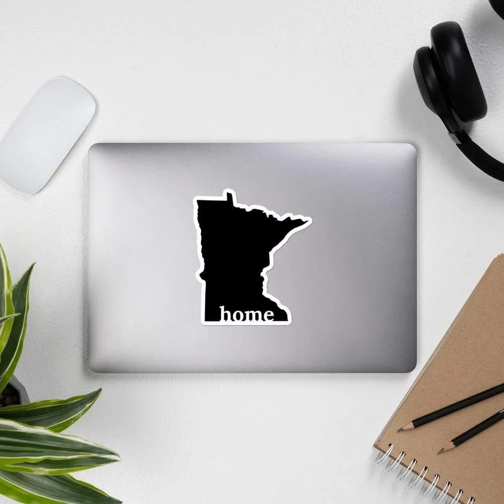 Minnesota Home Vinyl Laptop Sticker