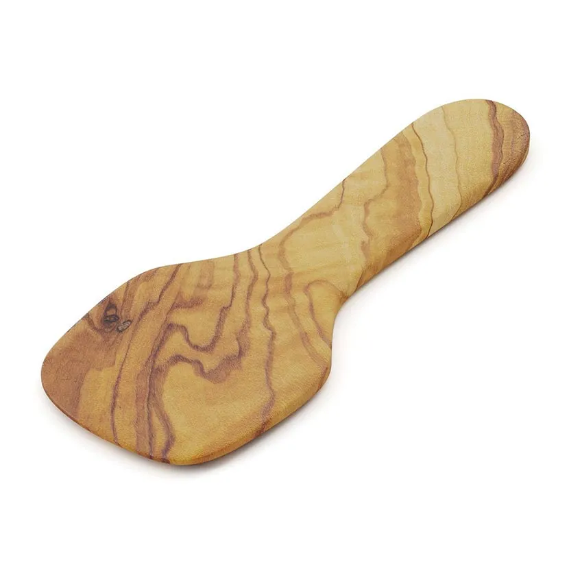 Mixing & wax application spatula sustainably handcarved out of olivewood - 2'5 long