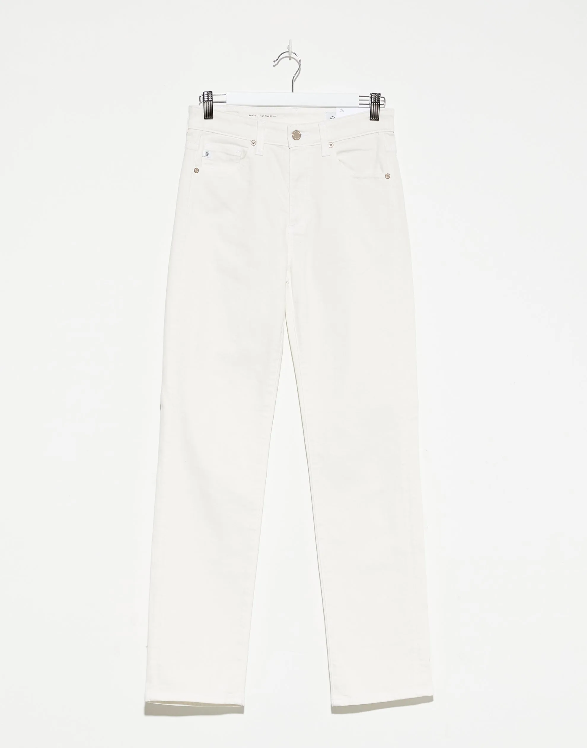 Modern White Saige High-Rise Jeans