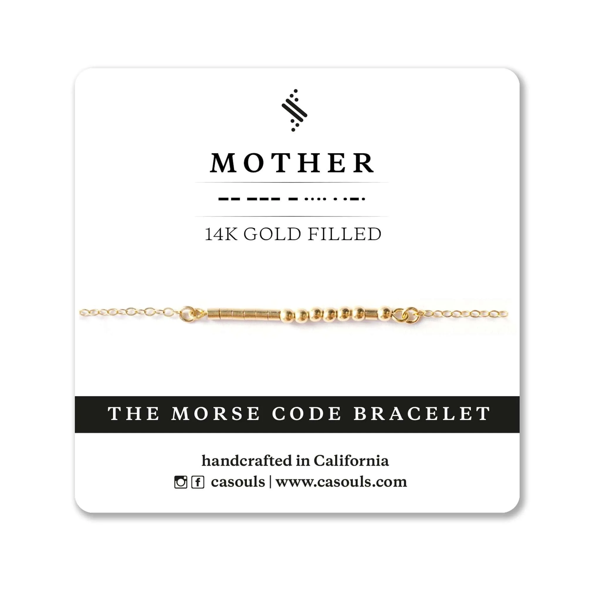 MOTHER MORSE CODE BRACELET