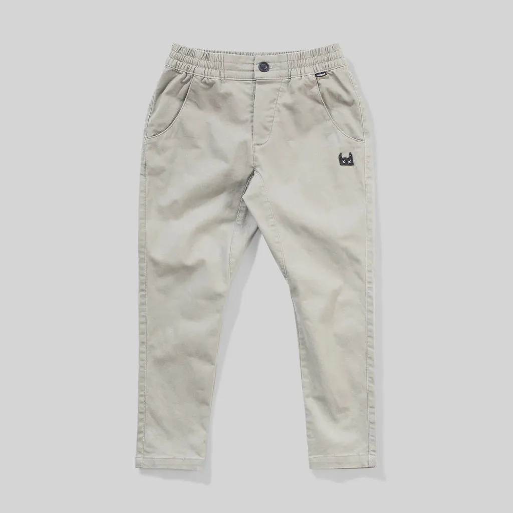 Munster Kids Rider Pant Light Olive