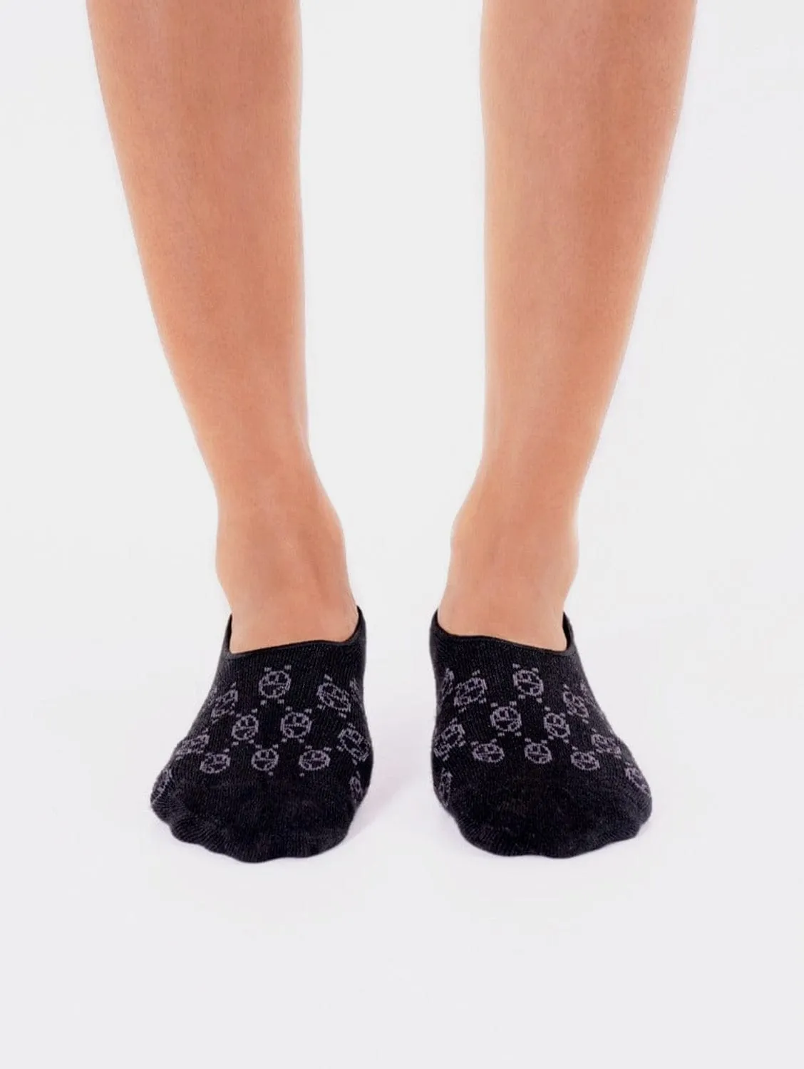 No Show Socks | 2 Black & 1 White