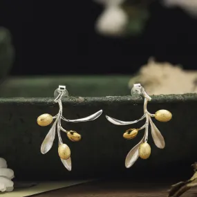 Olive Branch Earrings