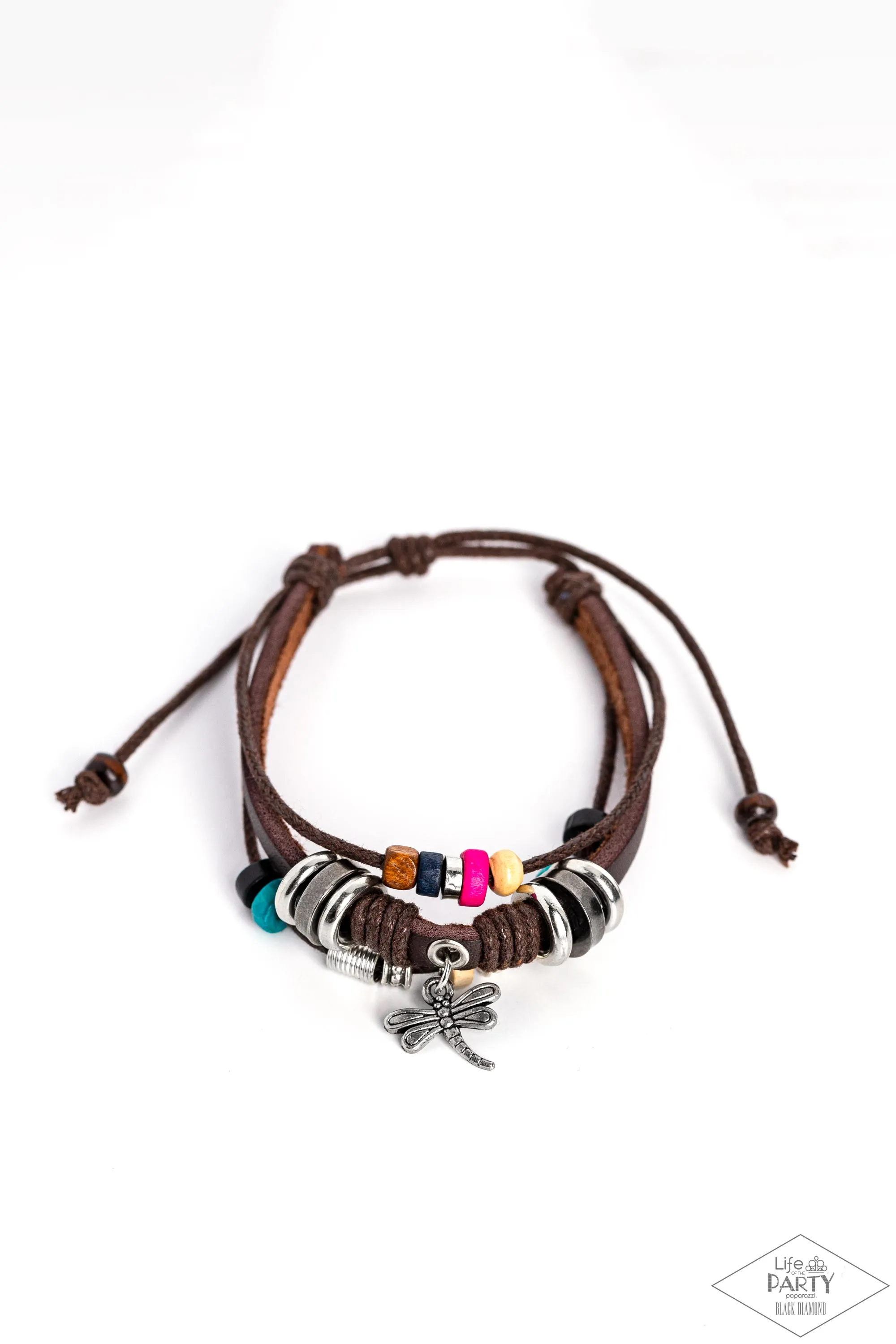 Paparazzi Fly High, Dragonfly Brown Bracelet