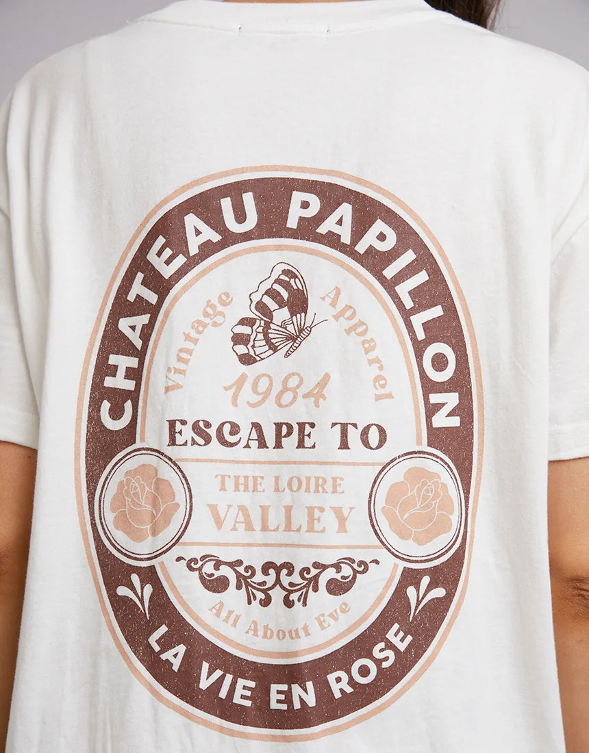 Papillon Standard Tee Vintage White