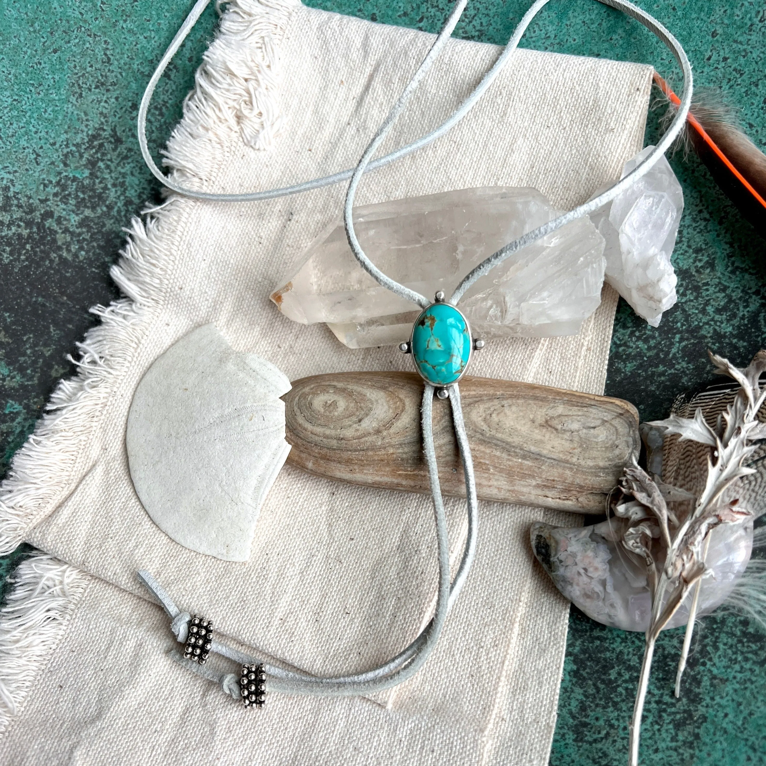 Petite Turquoise Lady Bolo Necklace