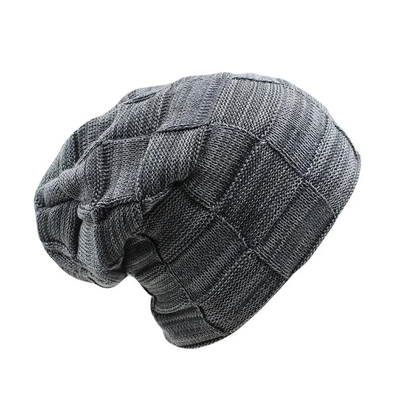 Plaid Thick Wool Beanie, Skullie or Knit Hat