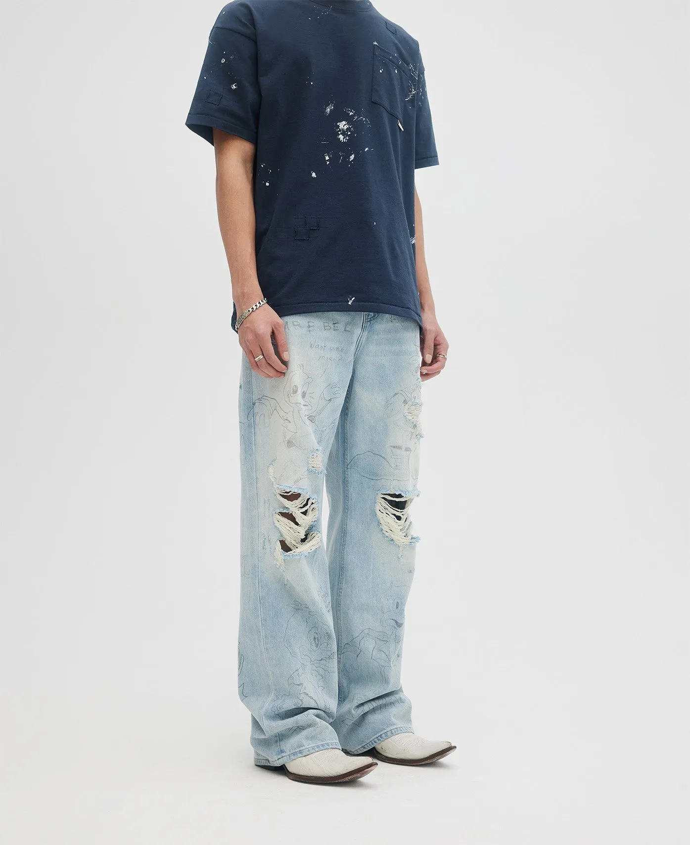 Quack Bootcut Jeans (Blue)