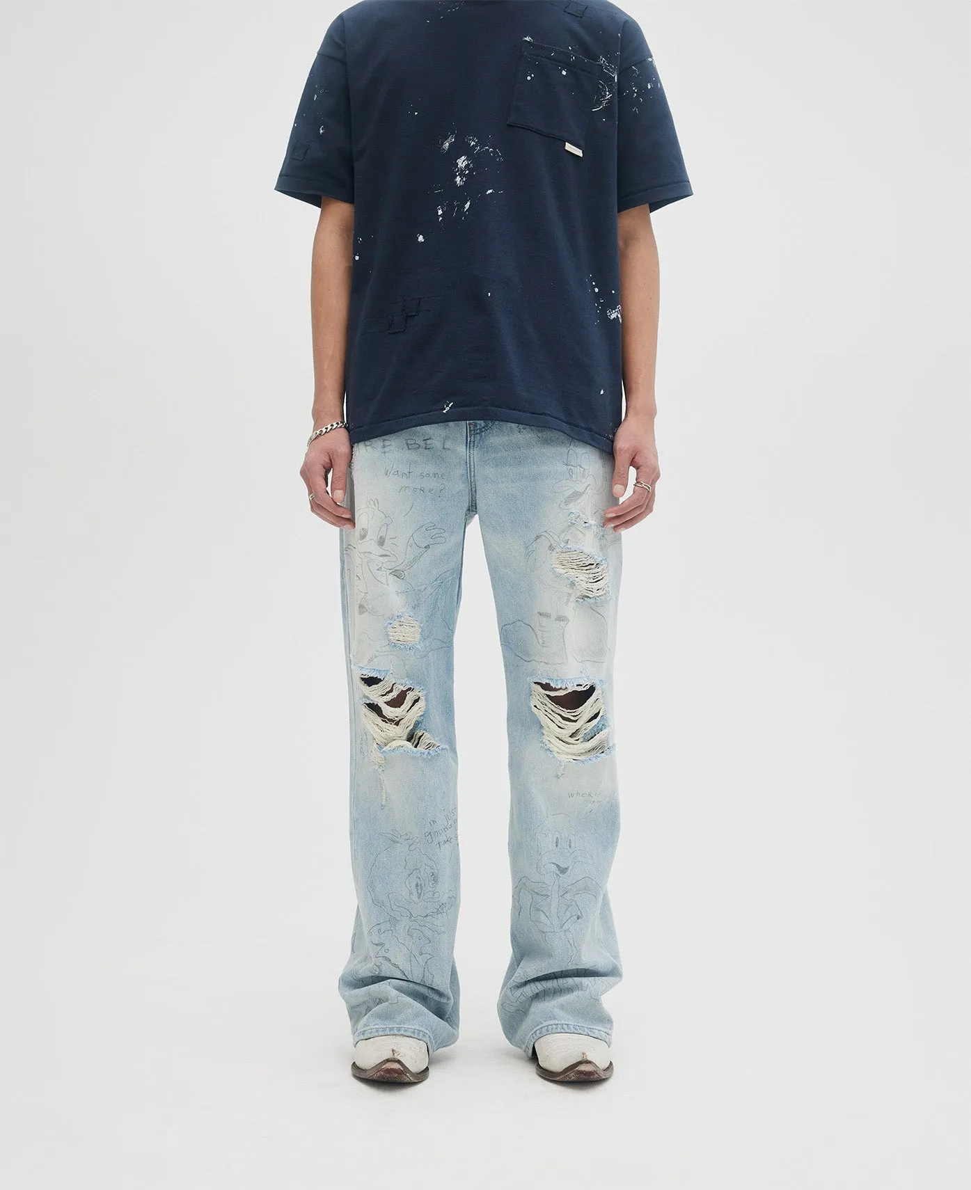 Quack Bootcut Jeans (Blue)