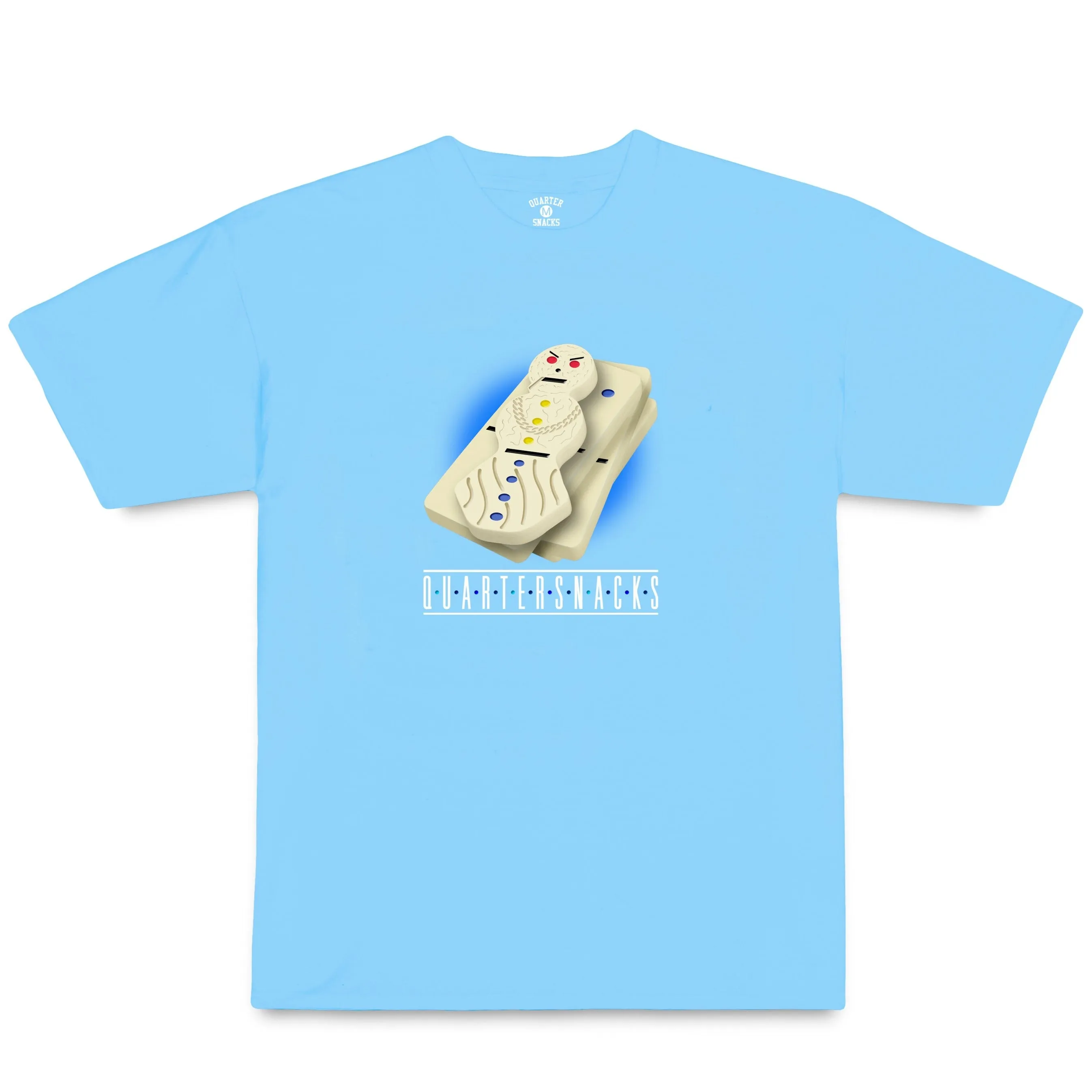 Quarter Snacks Domino Tee Light Blue