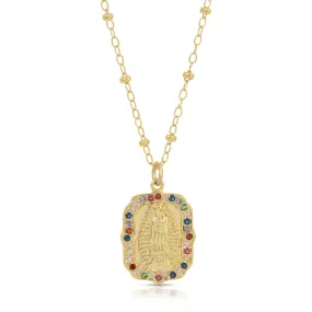 Rainbow Mary Necklace