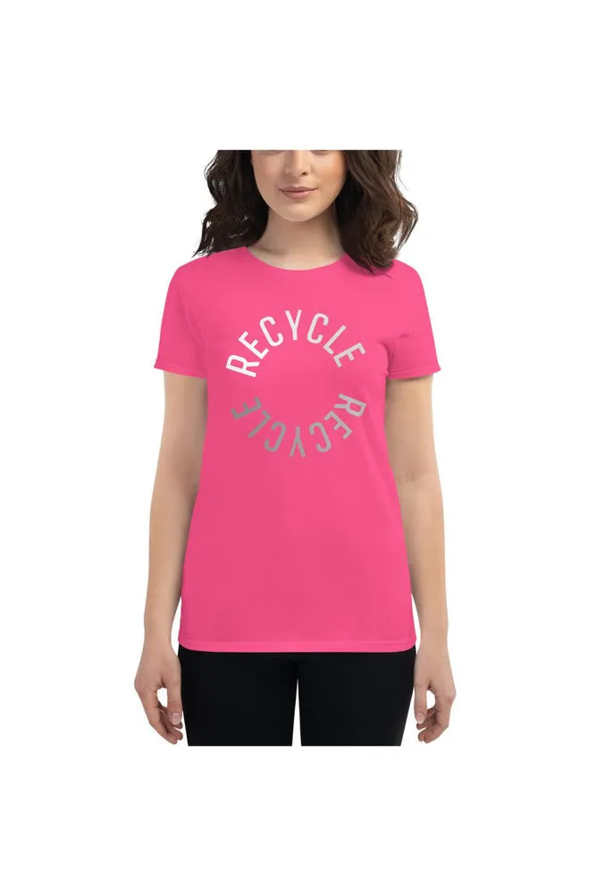 Recycle Women's short sleeve t-shirt