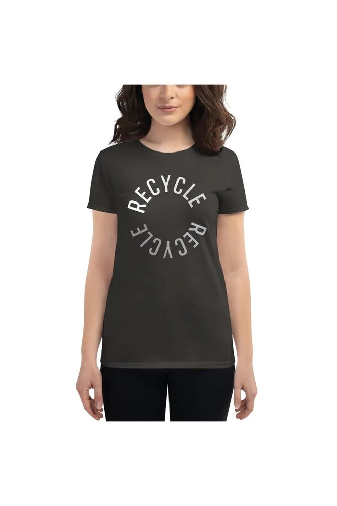 Recycle Women's short sleeve t-shirt