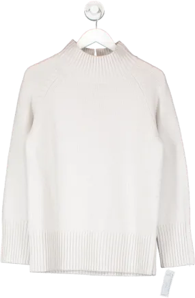 REISS White Roll Neck Jumper UK S