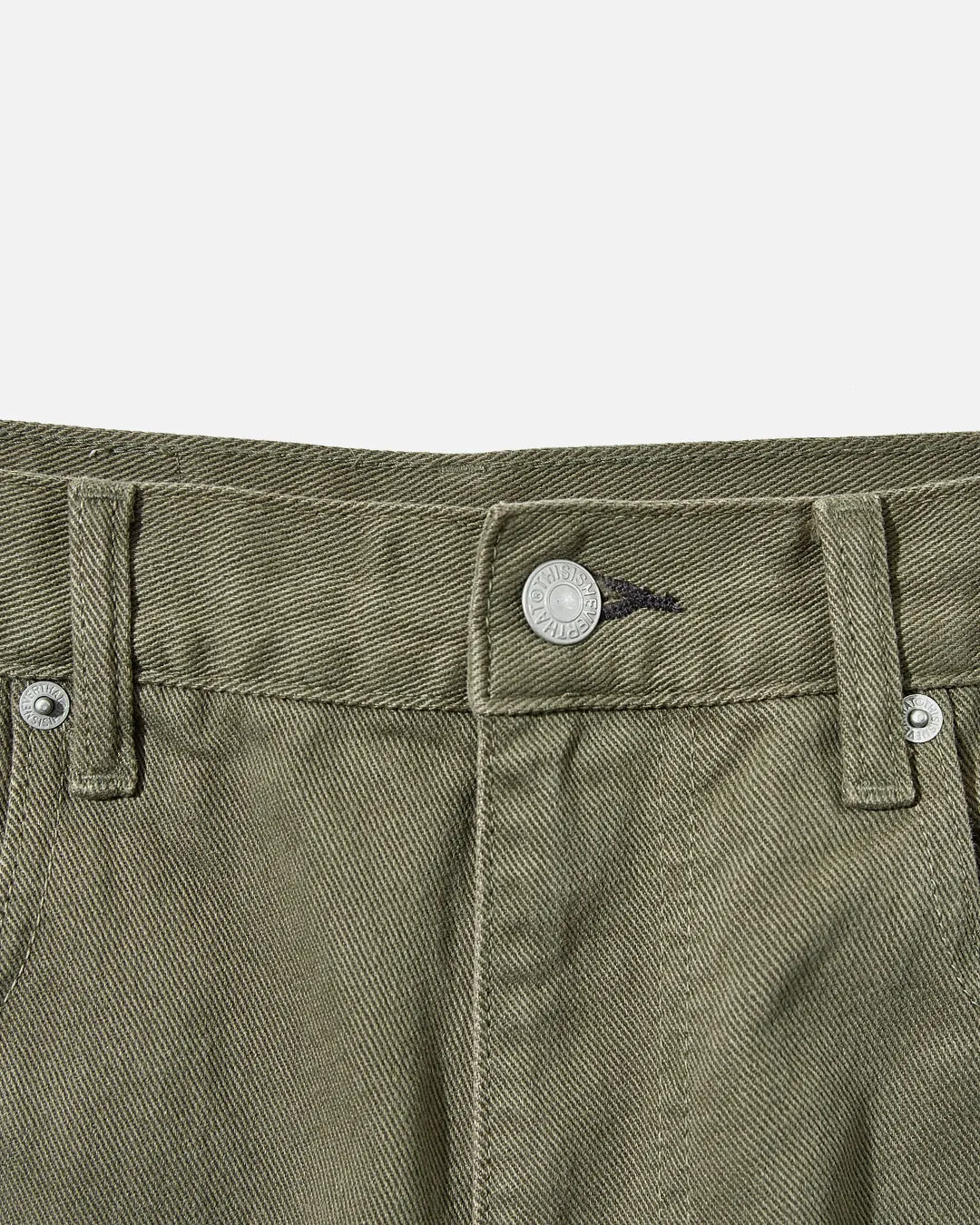 Relaxed Jeans - Olive