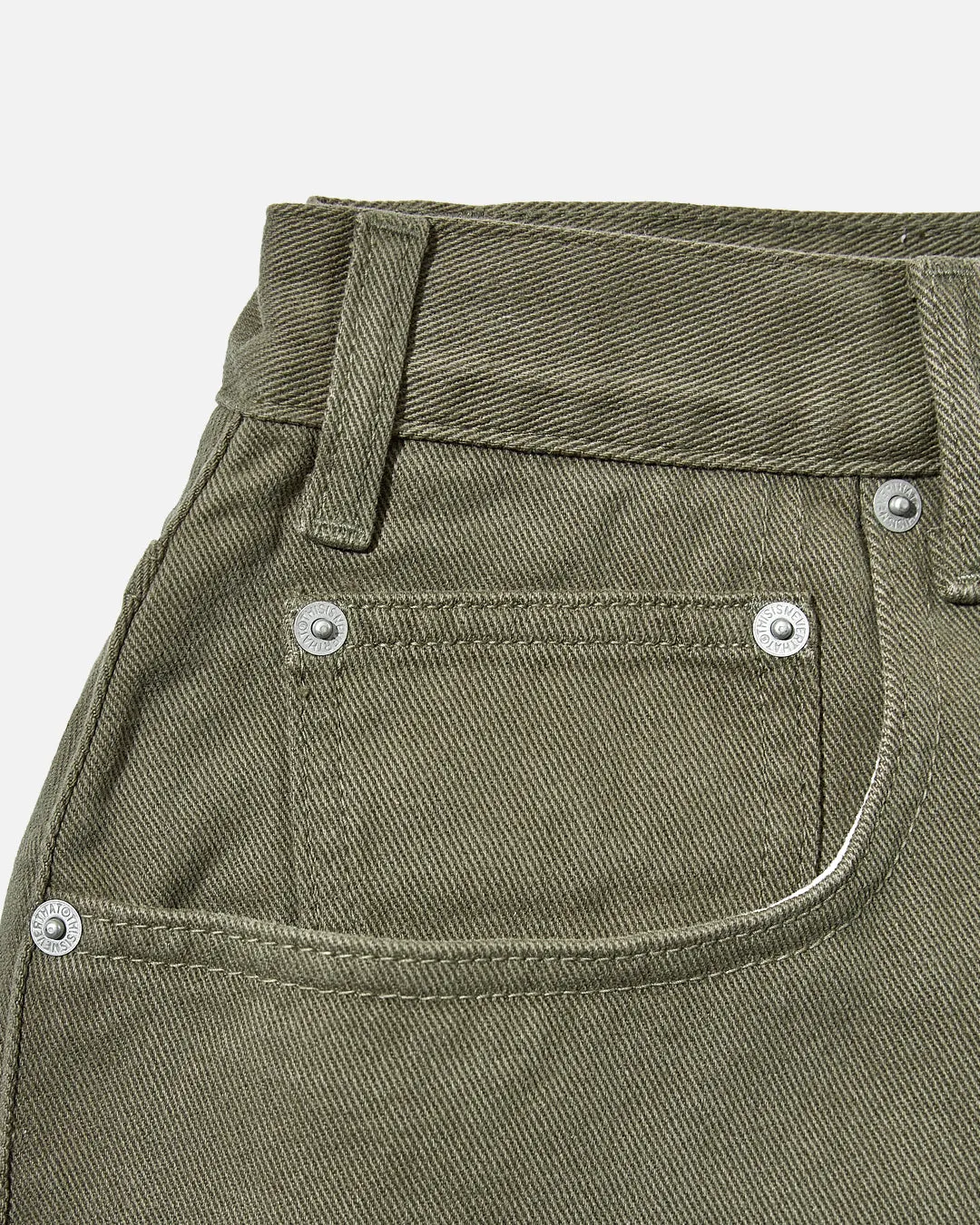 Relaxed Jeans - Olive