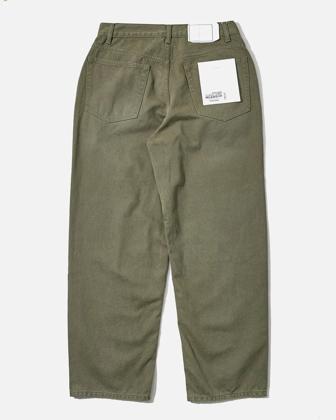 Relaxed Jeans - Olive