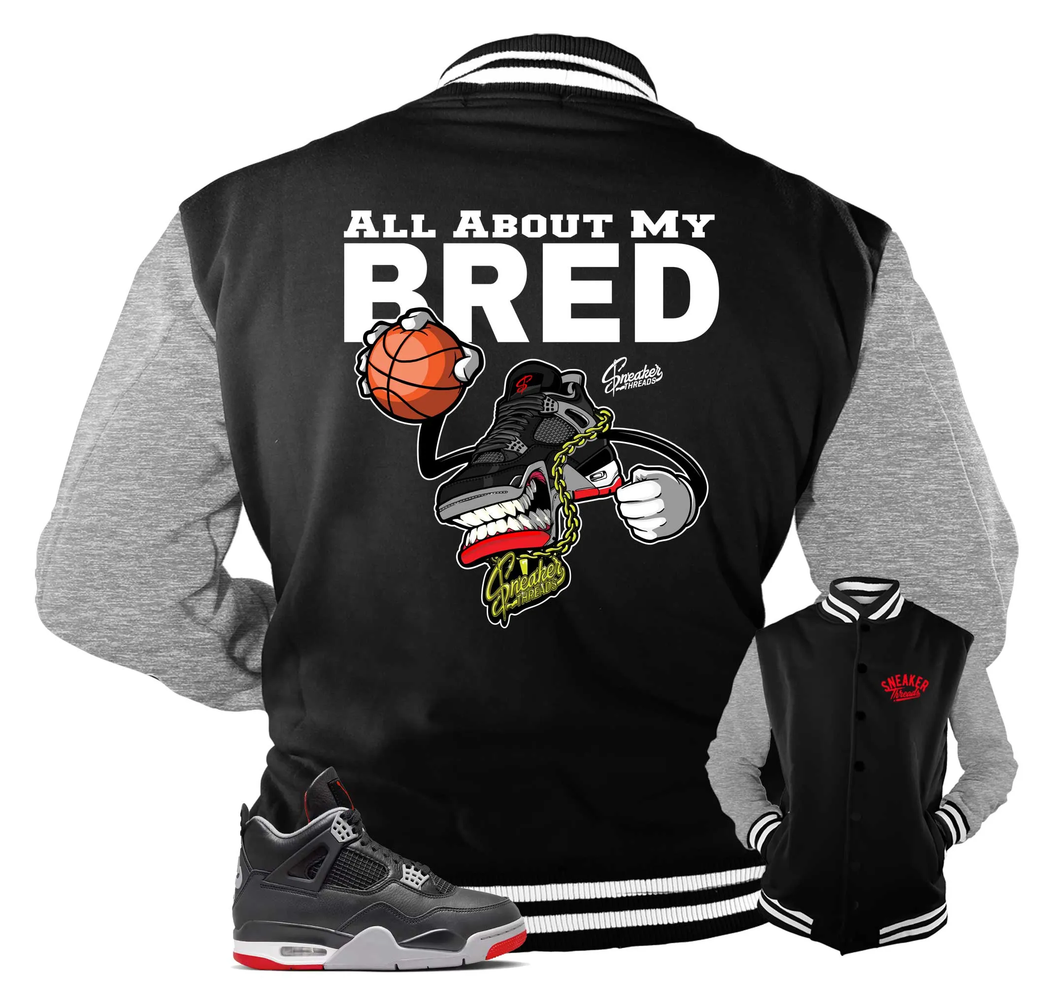 Retro 4 Bred Fly Kicks Jacket