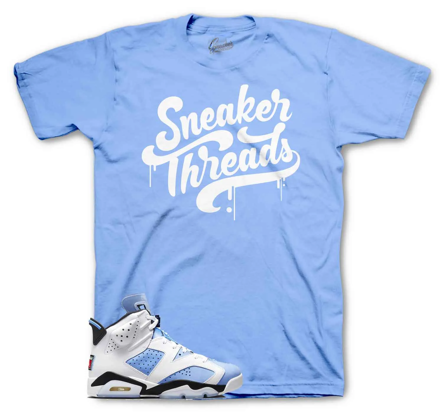 Retro 6 University Blue ST Drip Shirt