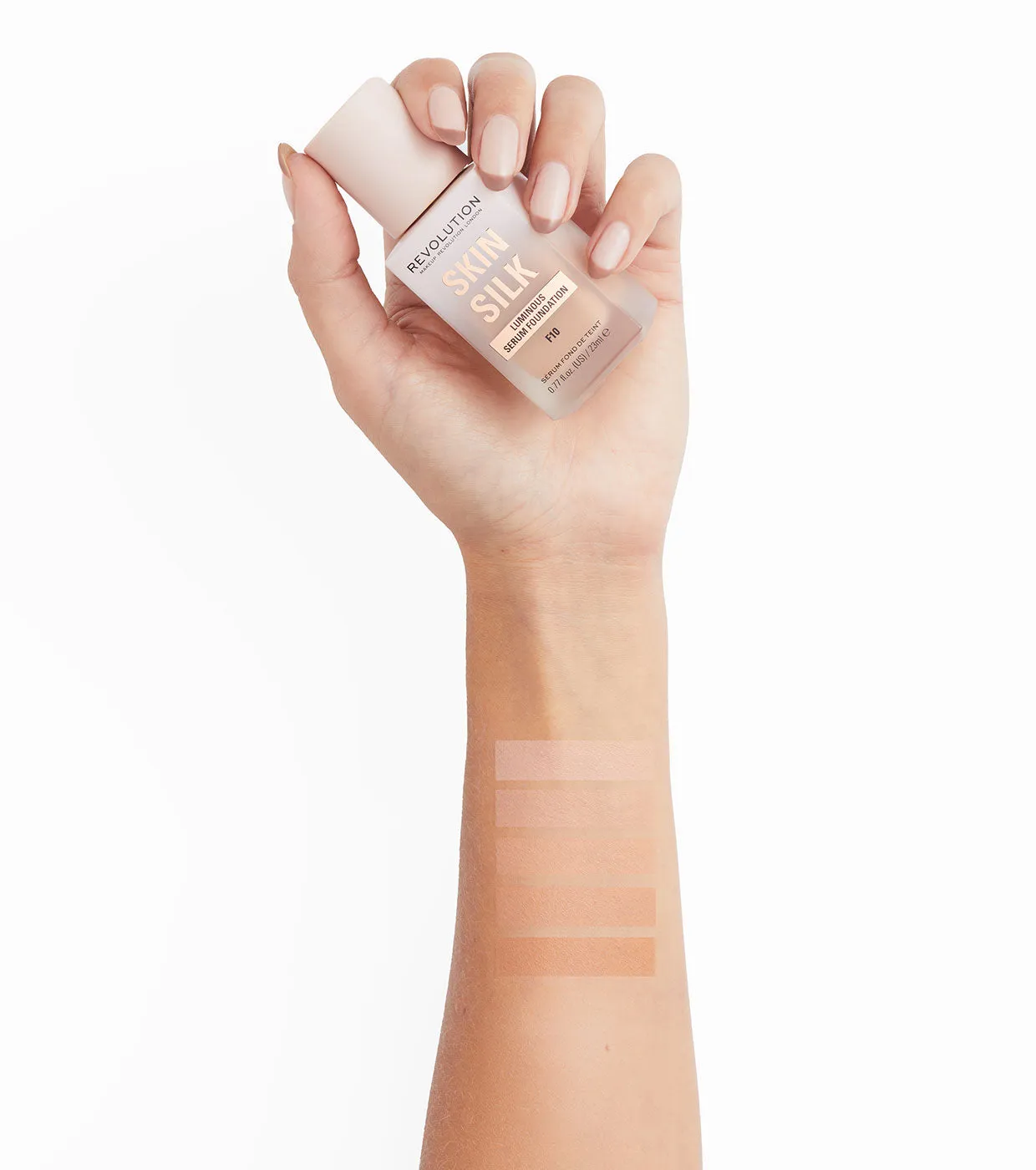 Revolution - Base de maquillaje Skin Silk Serum Foundation - F10