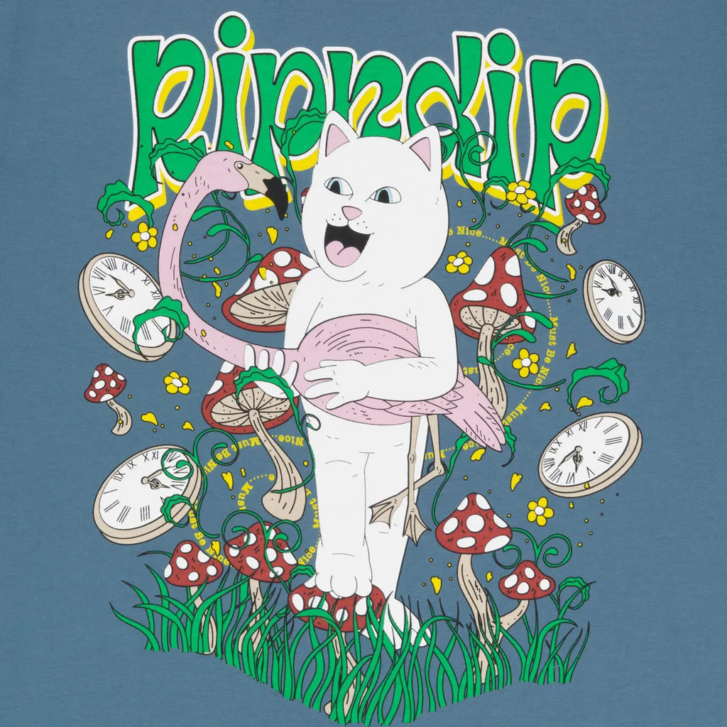 RIPNDIP TIME TURNER TEE-BLUE