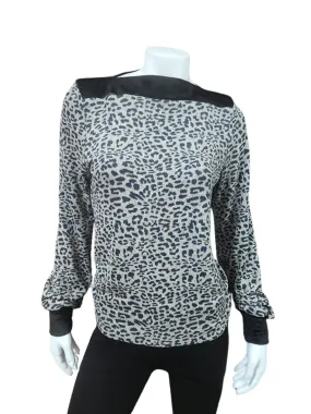 Rukiya Top - Leopard & Black