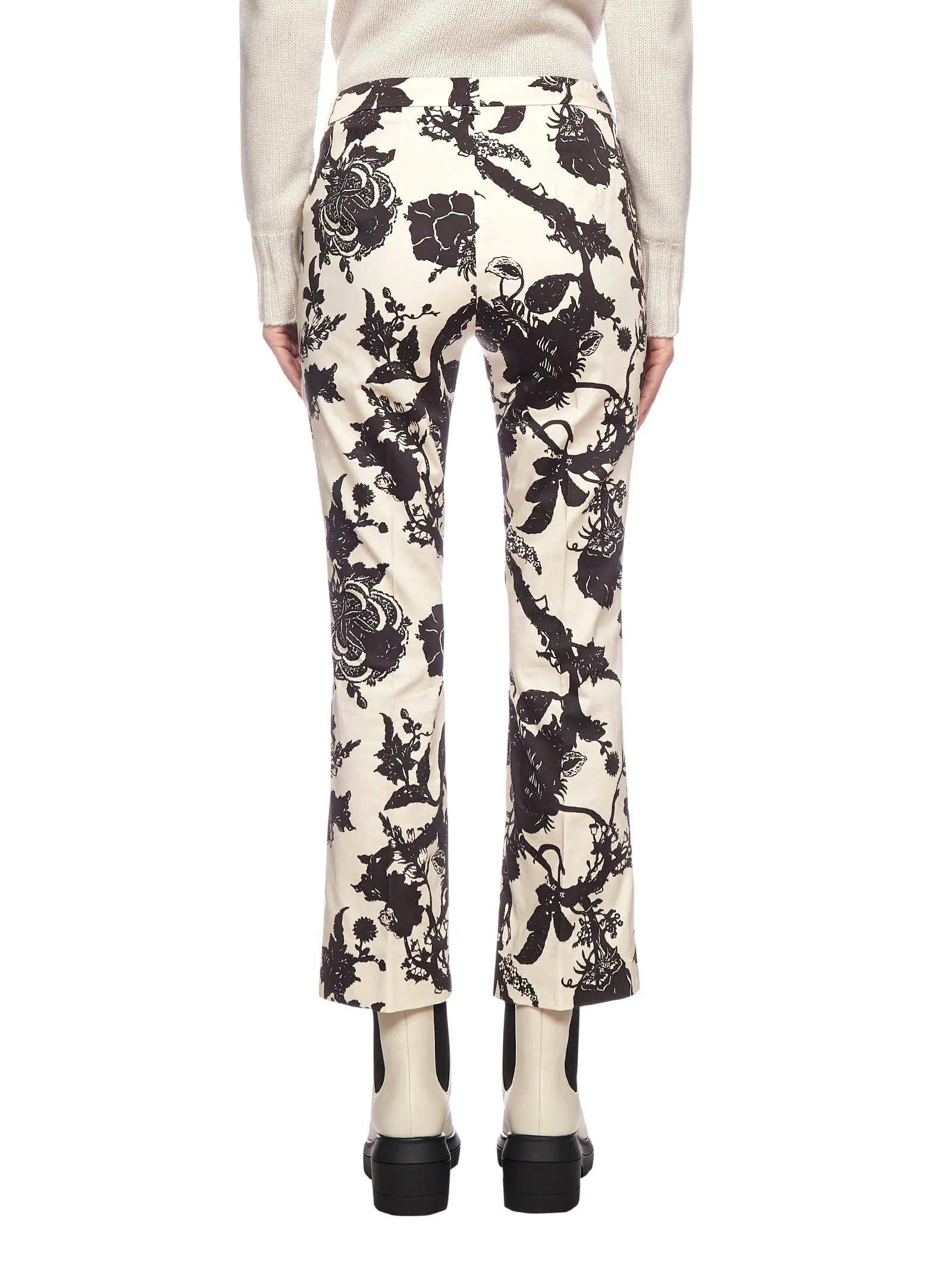 'S Max Mara Floral Printed Pants