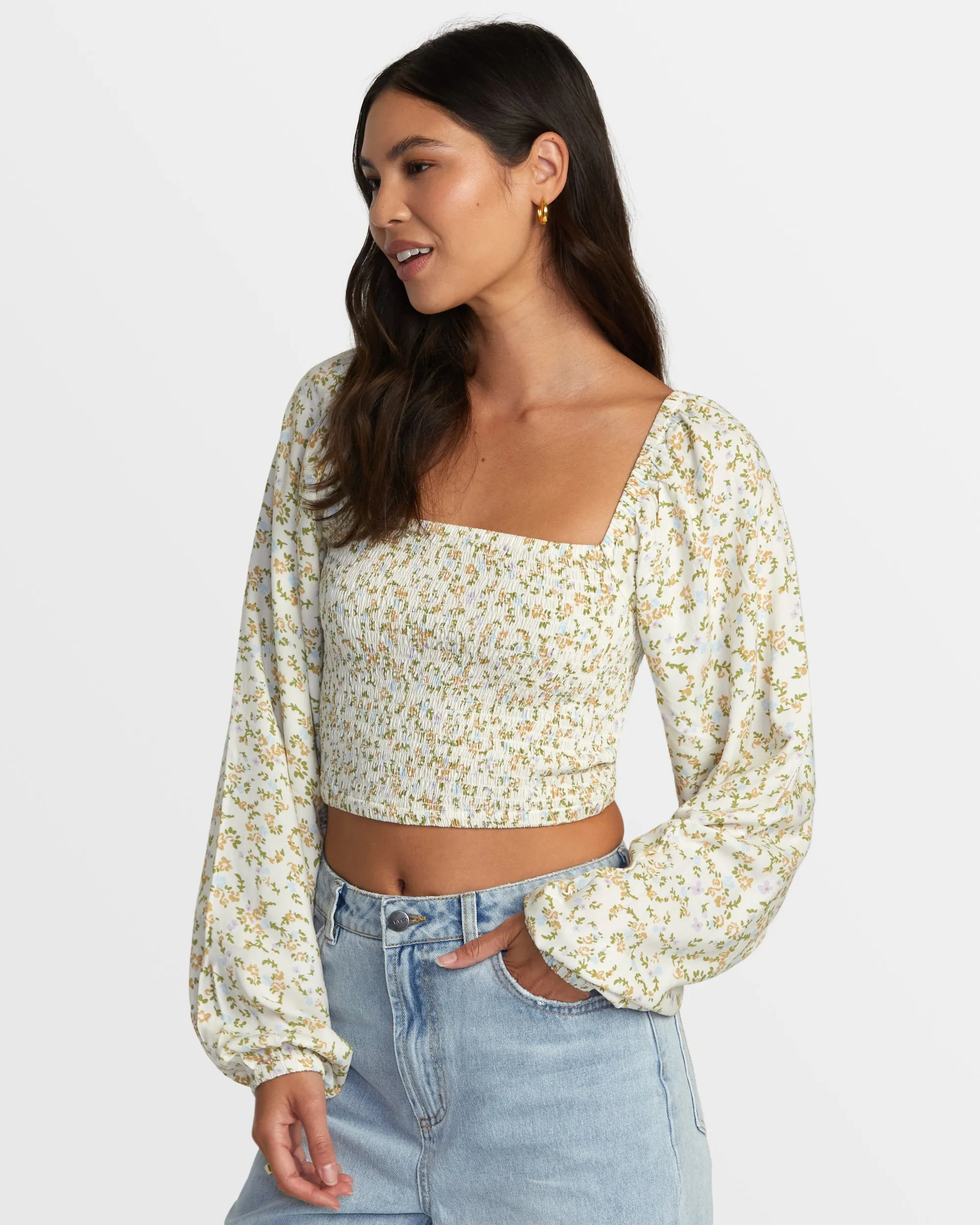 Saint Top Long Sleeve Shirt - Cloud