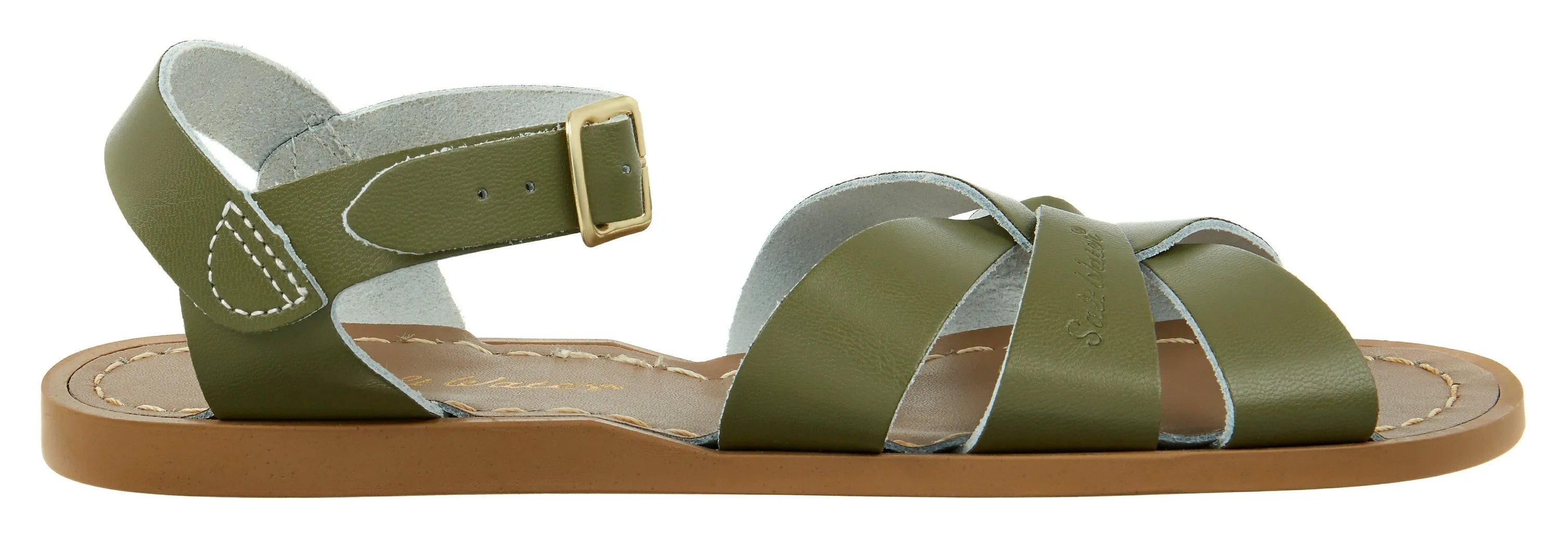 Salt-Water Sandal Original - OLIVE (adult)