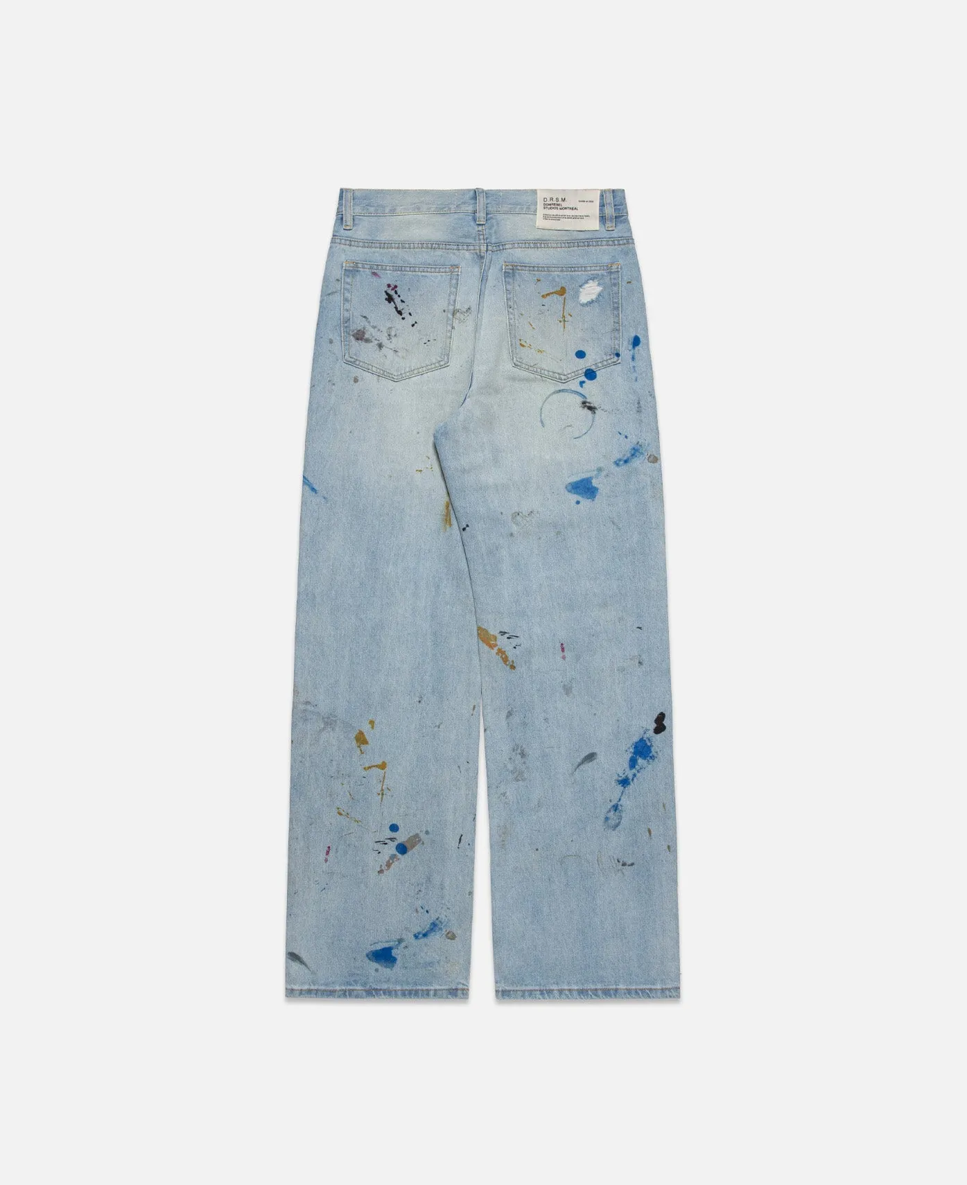 Scuff Bootcut Jeans (Blue)