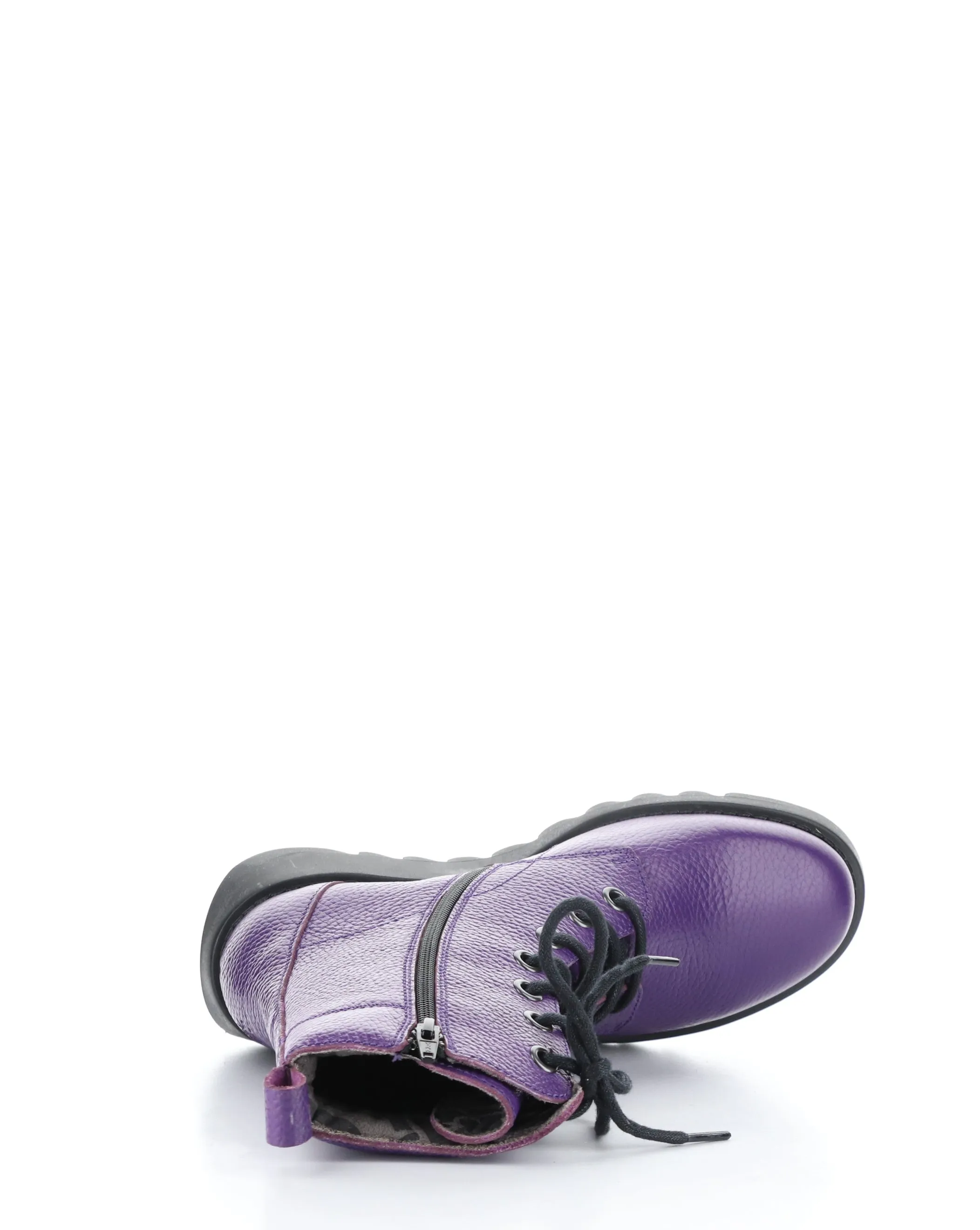 SILF015FLY 006 PURPLE Round Toe Boots