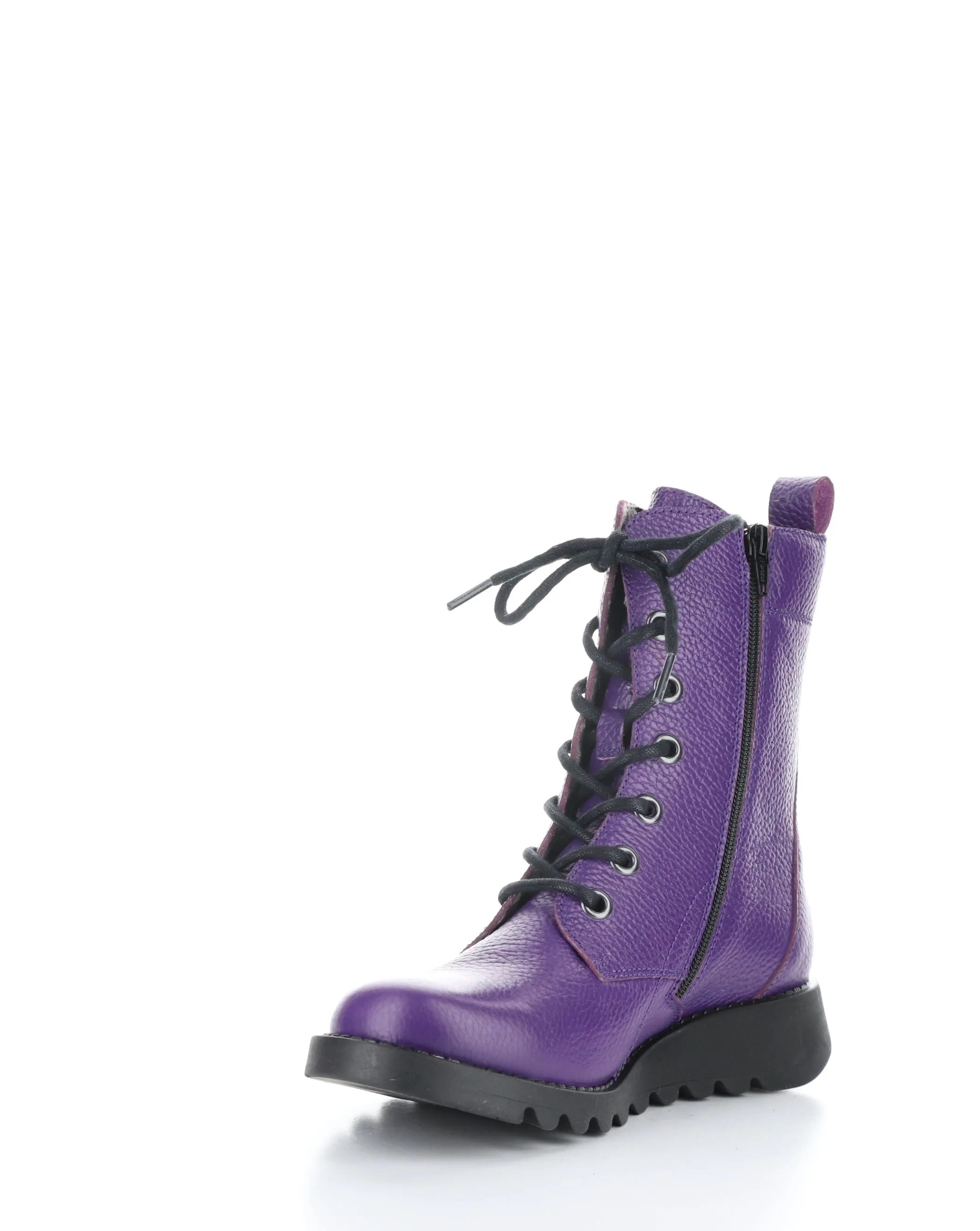 SILF015FLY 006 PURPLE Round Toe Boots