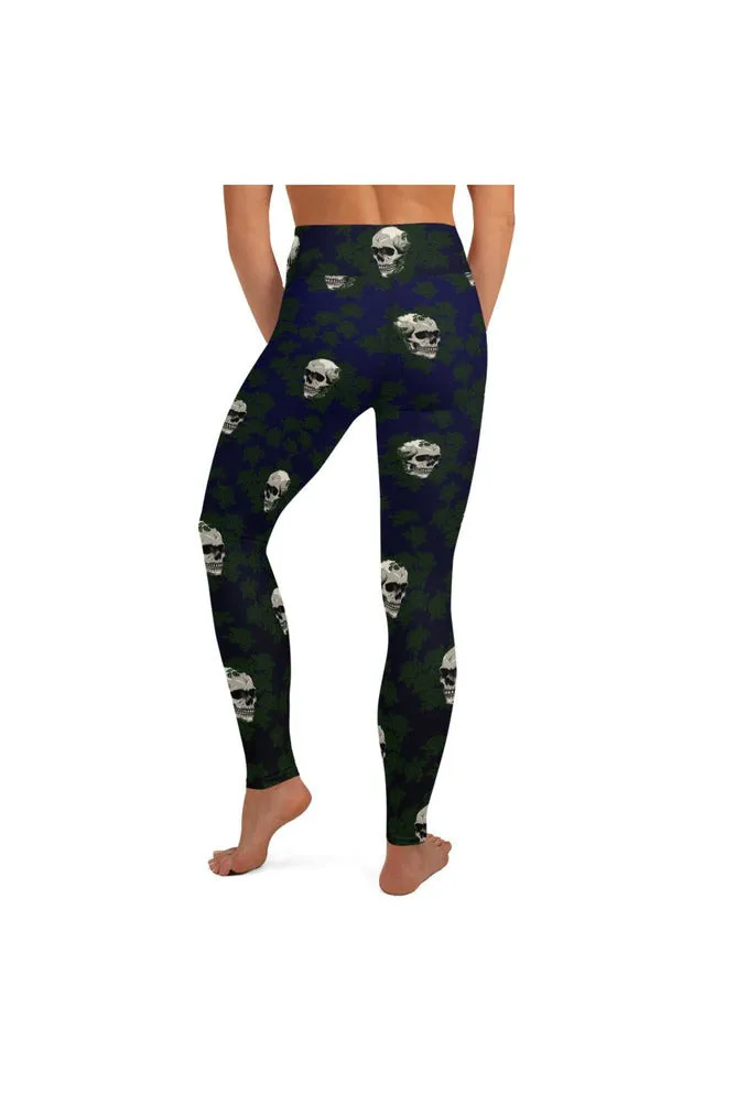 Skulls Yoga Leggings