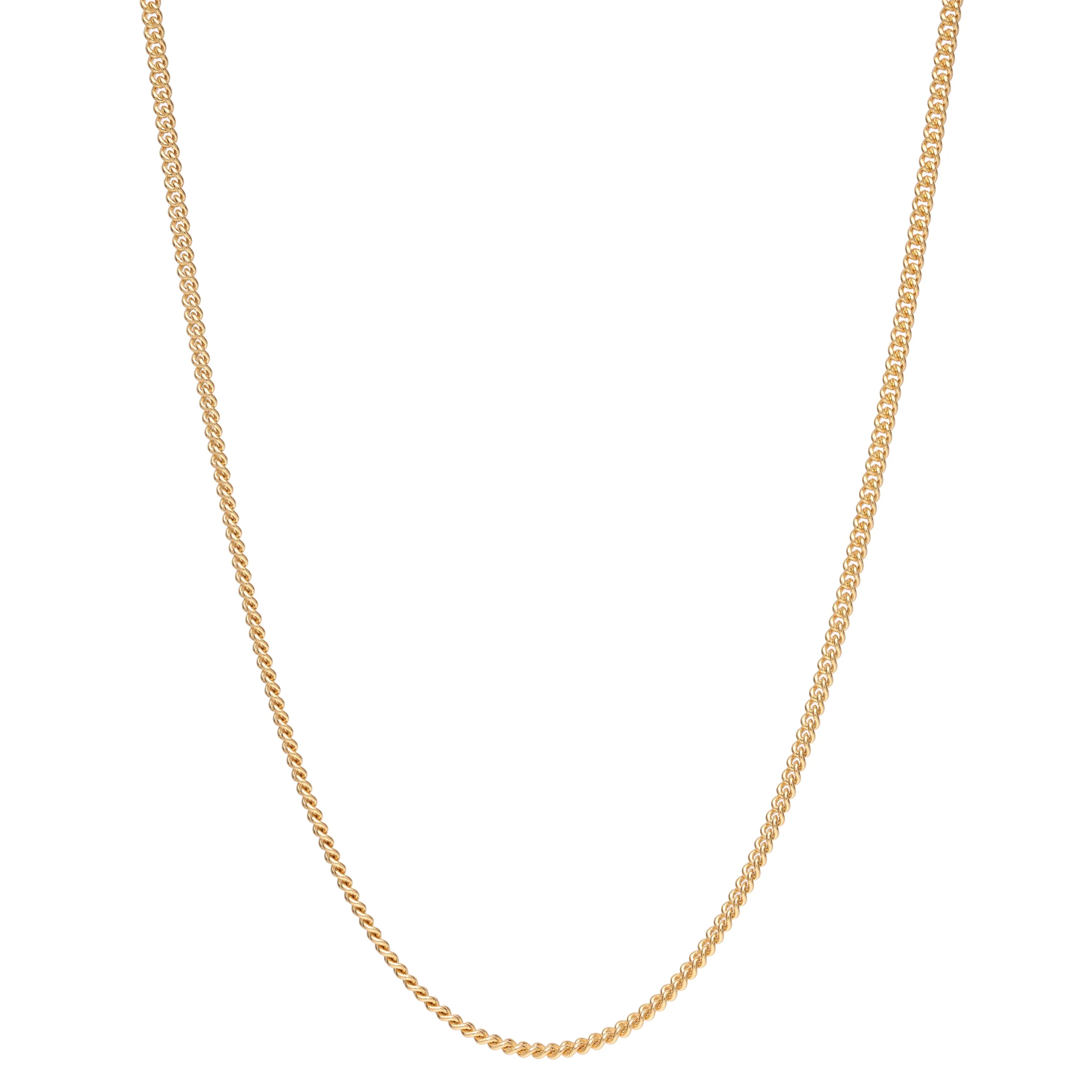 Stephanie Windsor 14k Solid 3mm Curb Chain