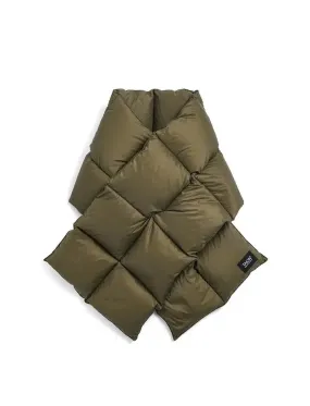 Taion Reversible Mountain Down Volume Muffler Olive