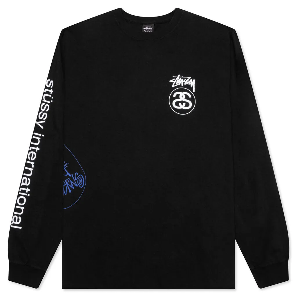 Test Strike Pigment Dyed L/S Tee - Black