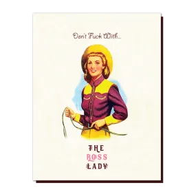  The Boss Lady  Card