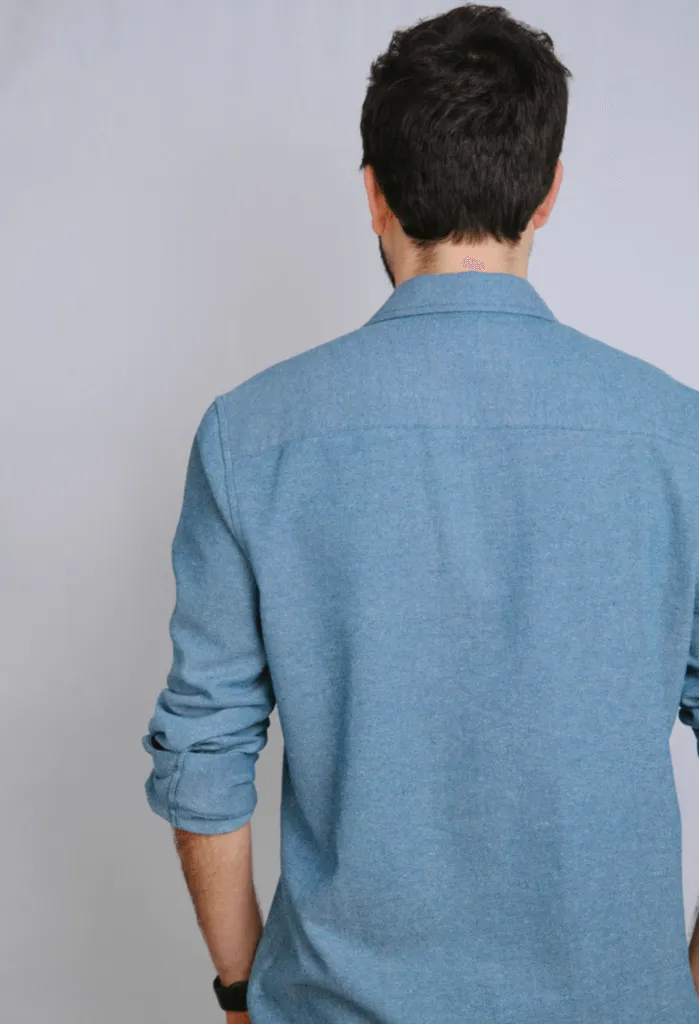 The Marc 100% Recycled Shirt | Teal