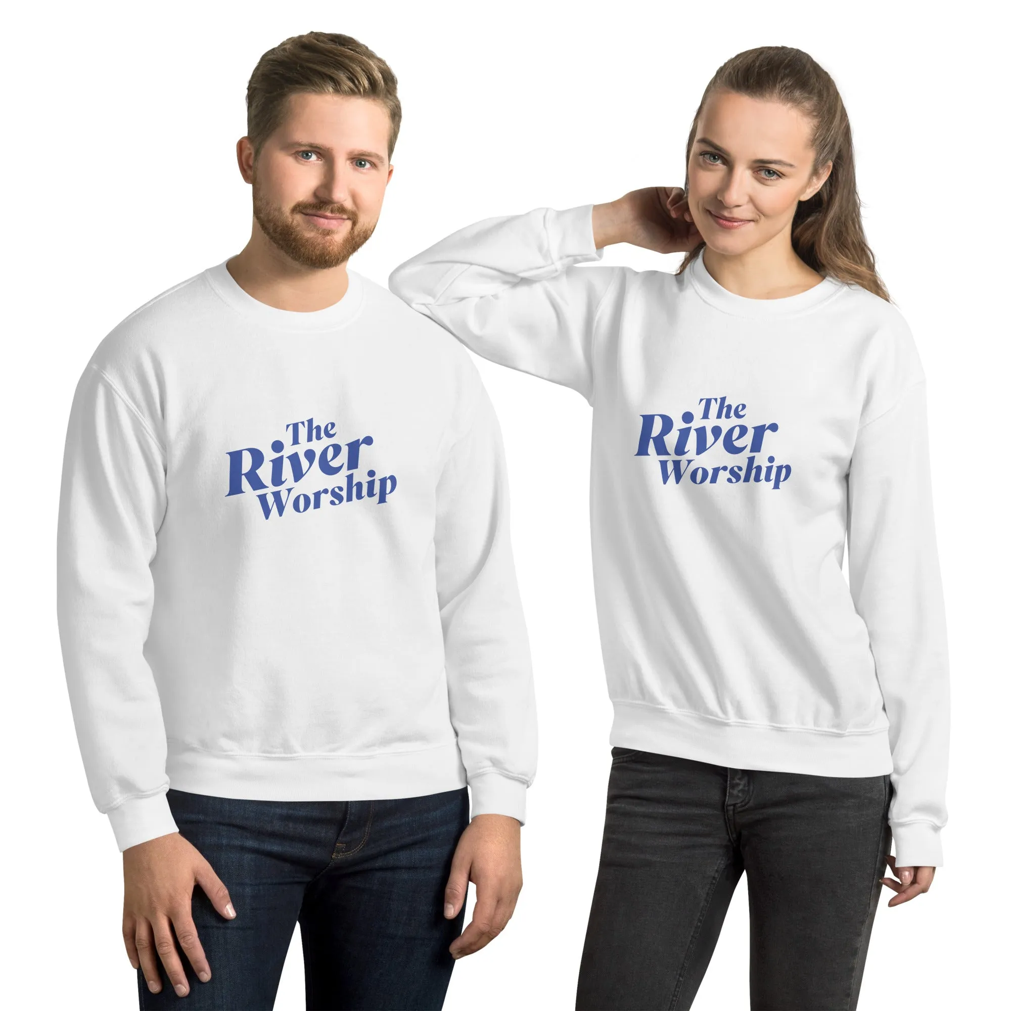 THE RIVER WORSHIP BLUE - SWEATSHIRT