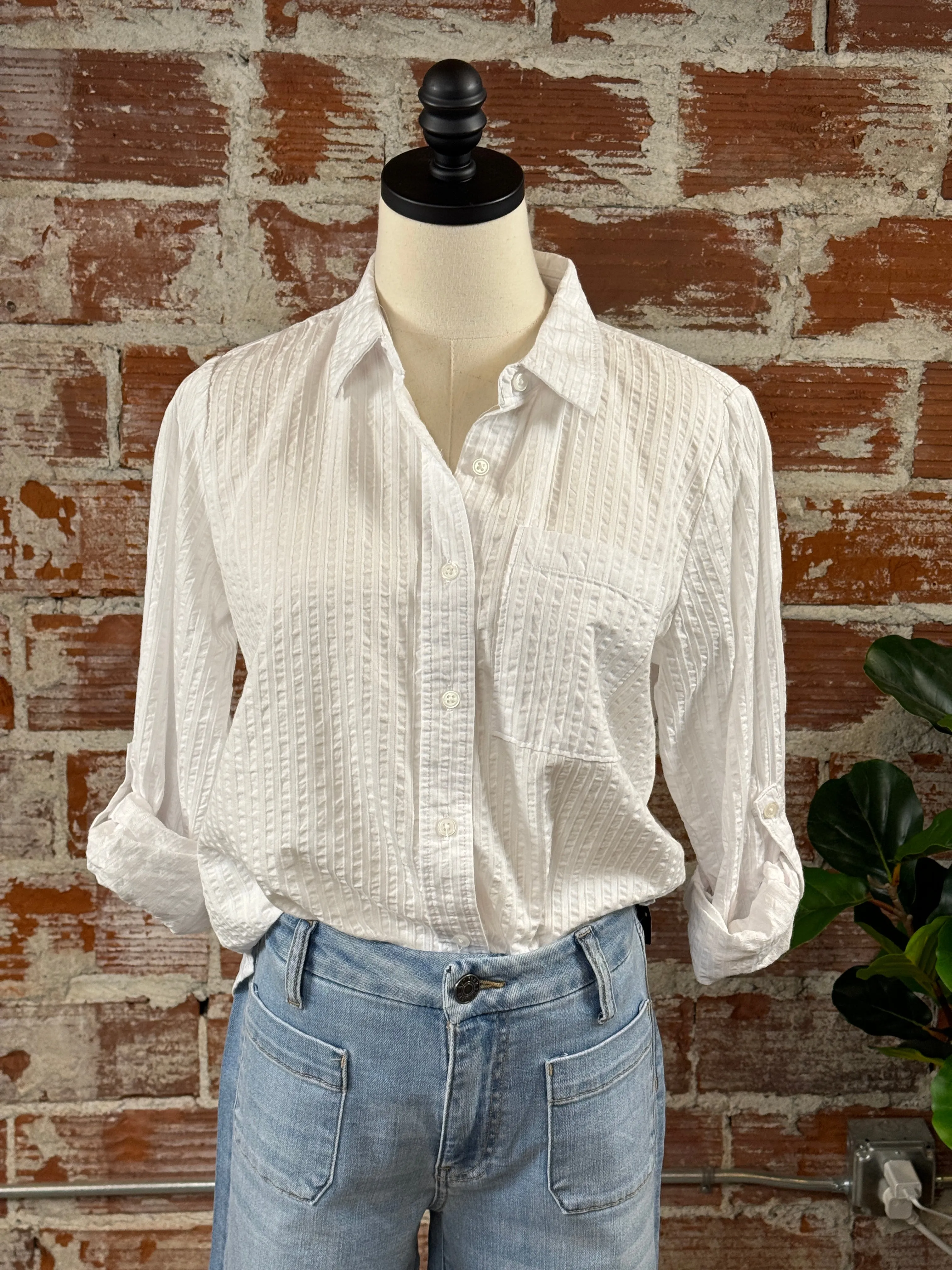 Thread & Supply Marina Shirt in White