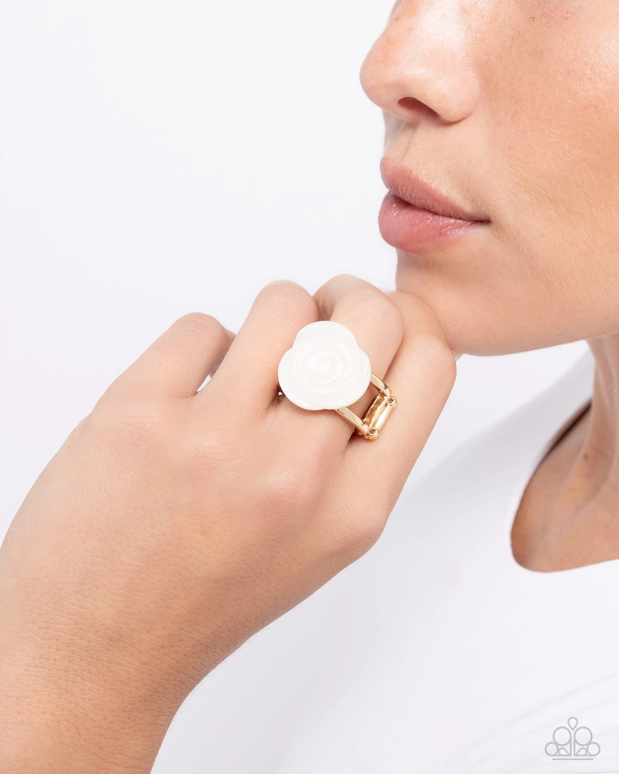 Top-SHELL Shine - Gold Ring