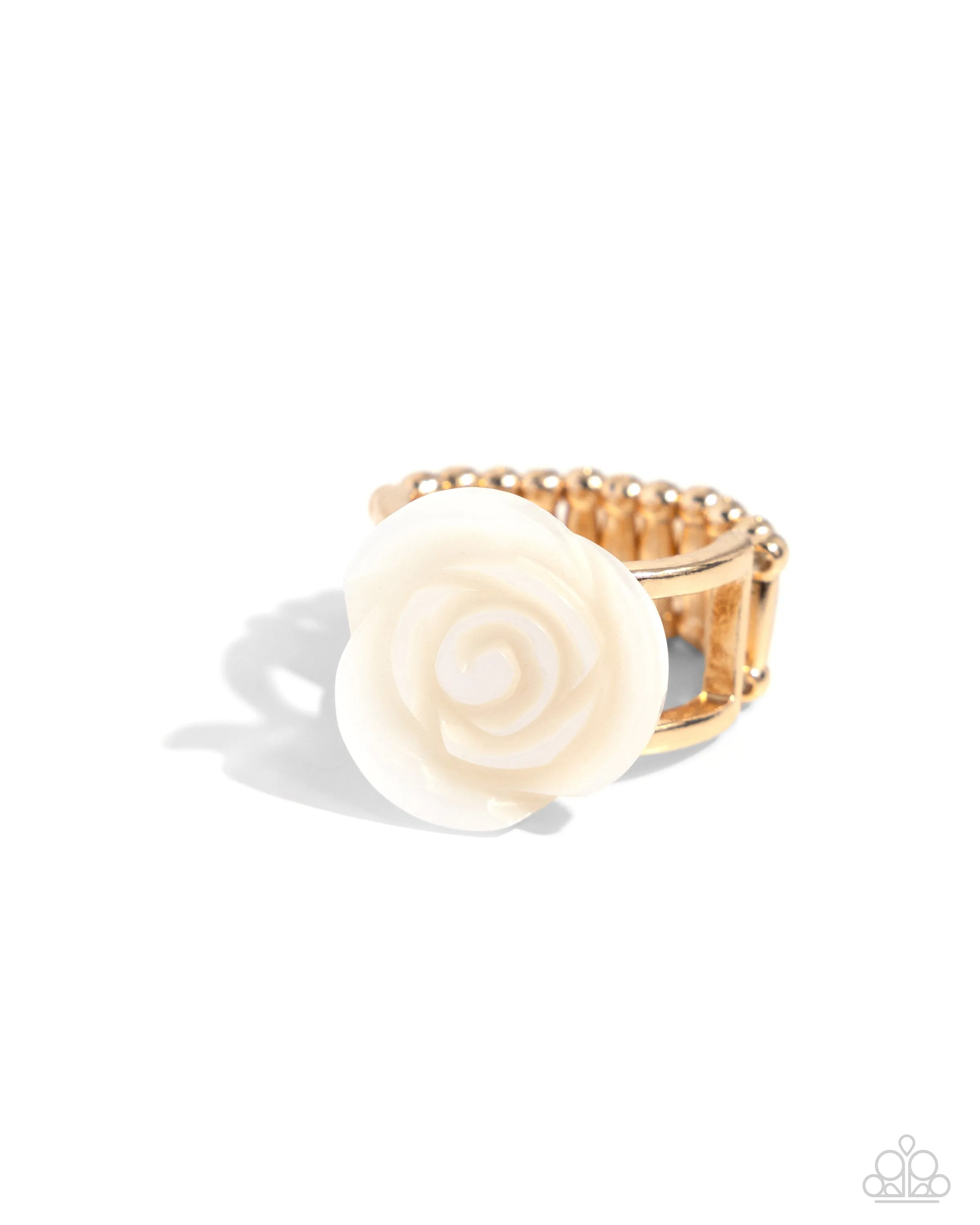 Top-SHELL Shine - Gold Ring