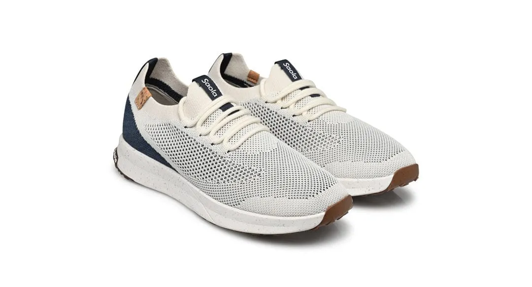 Tsavo 2.0 Men's Recycled PET Sneakers | White & Navy