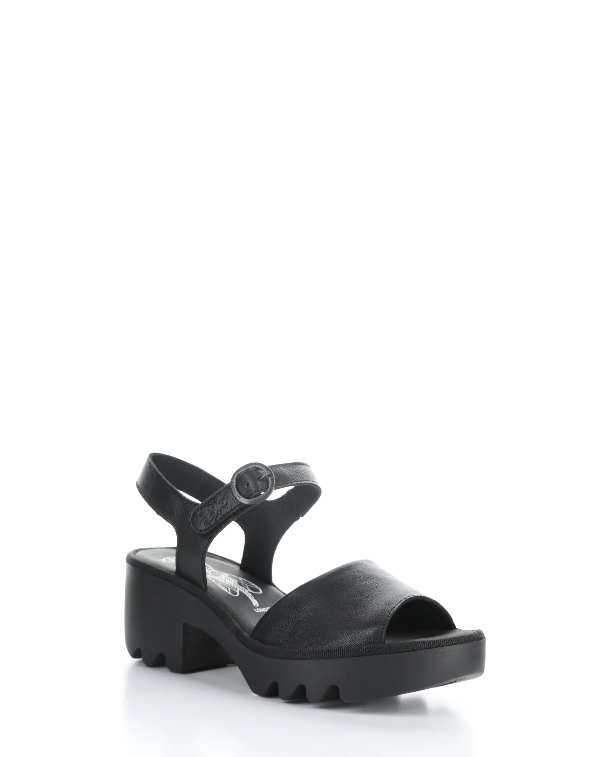 TULL503FLY 000 BLACK Velcro Sandals