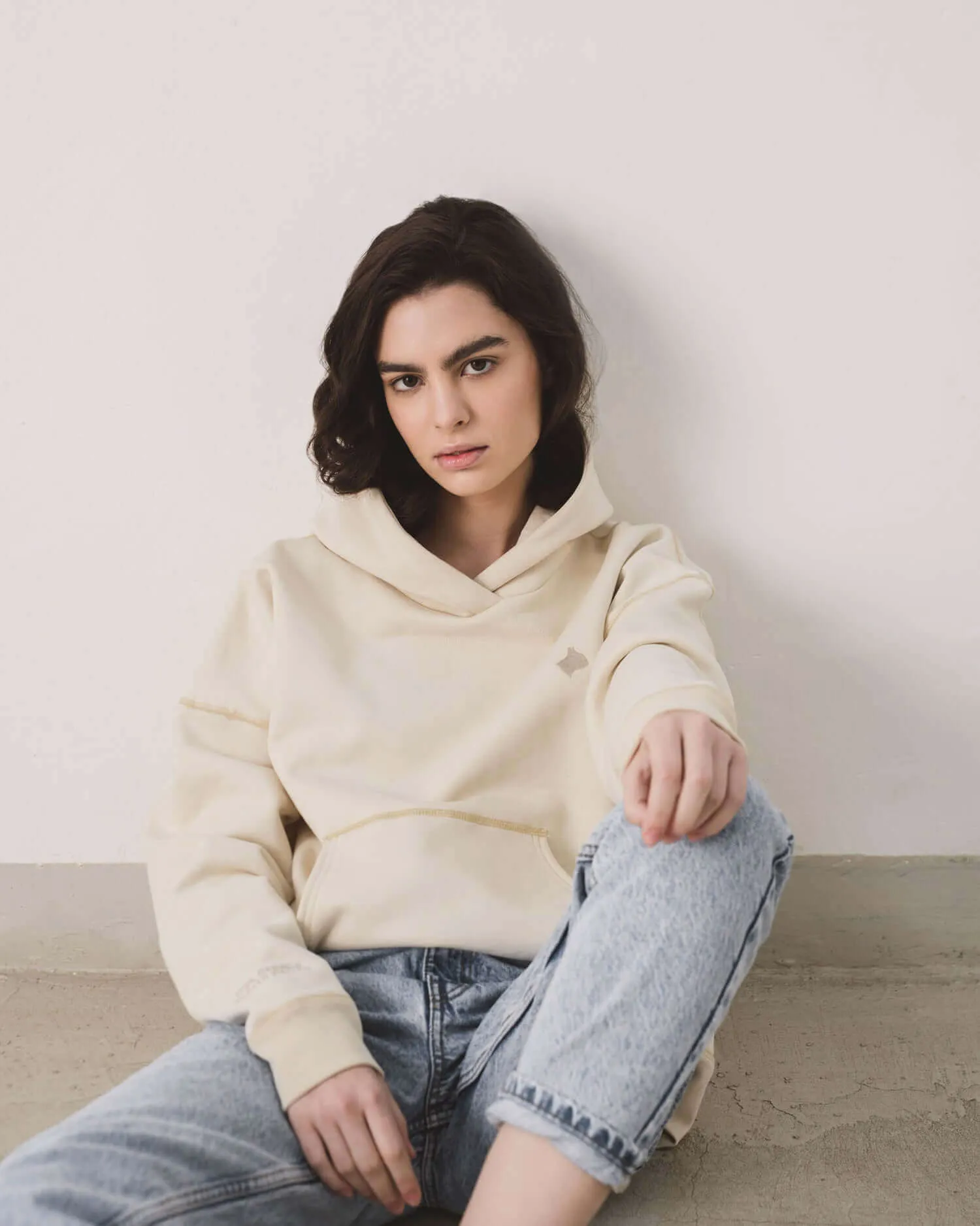 Undyed Organic Cotton French Terry Hoodie | Women's