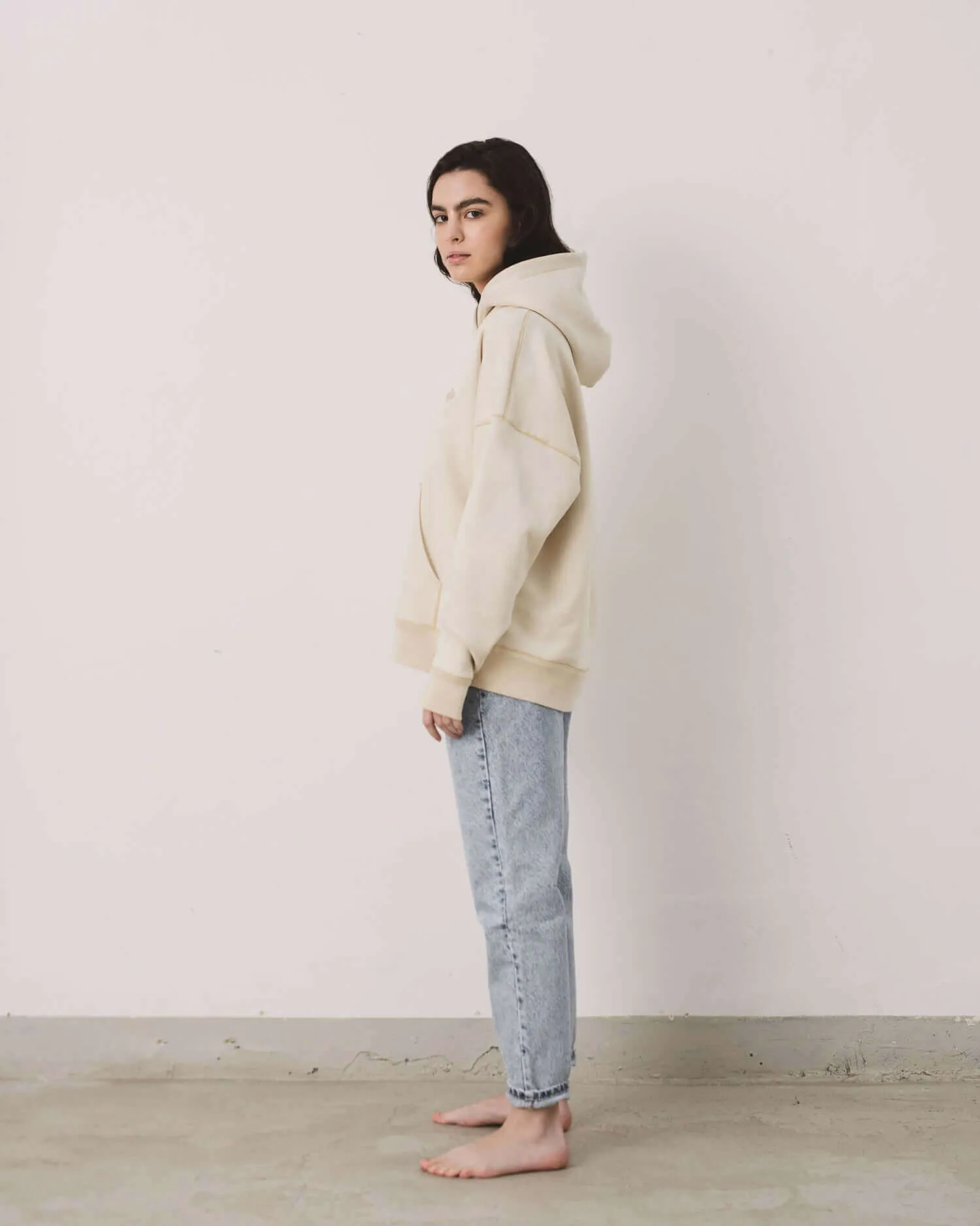 Undyed Organic Cotton French Terry Hoodie | Women's