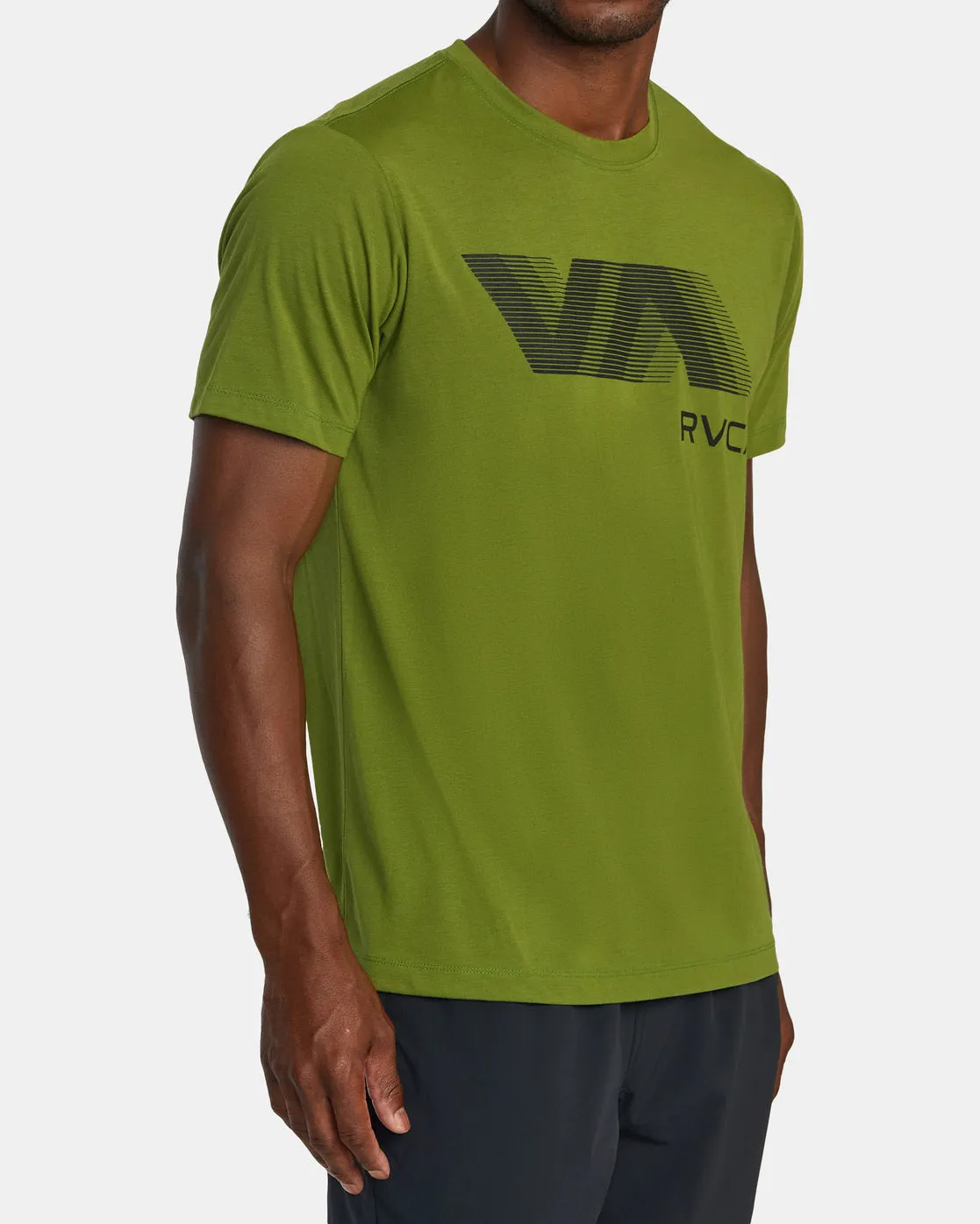 VA RVCA Blur Tee - Olive Leaf