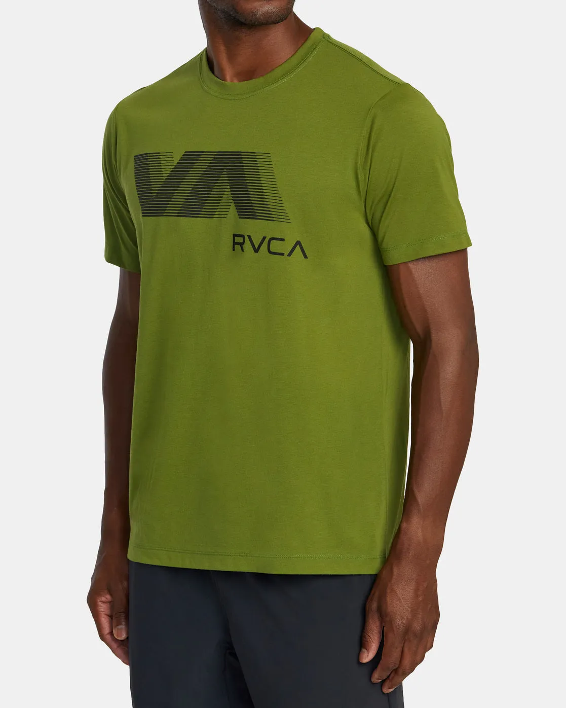 VA RVCA Blur Tee - Olive Leaf